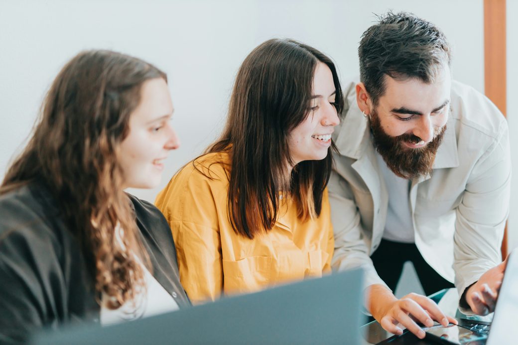 Team working together